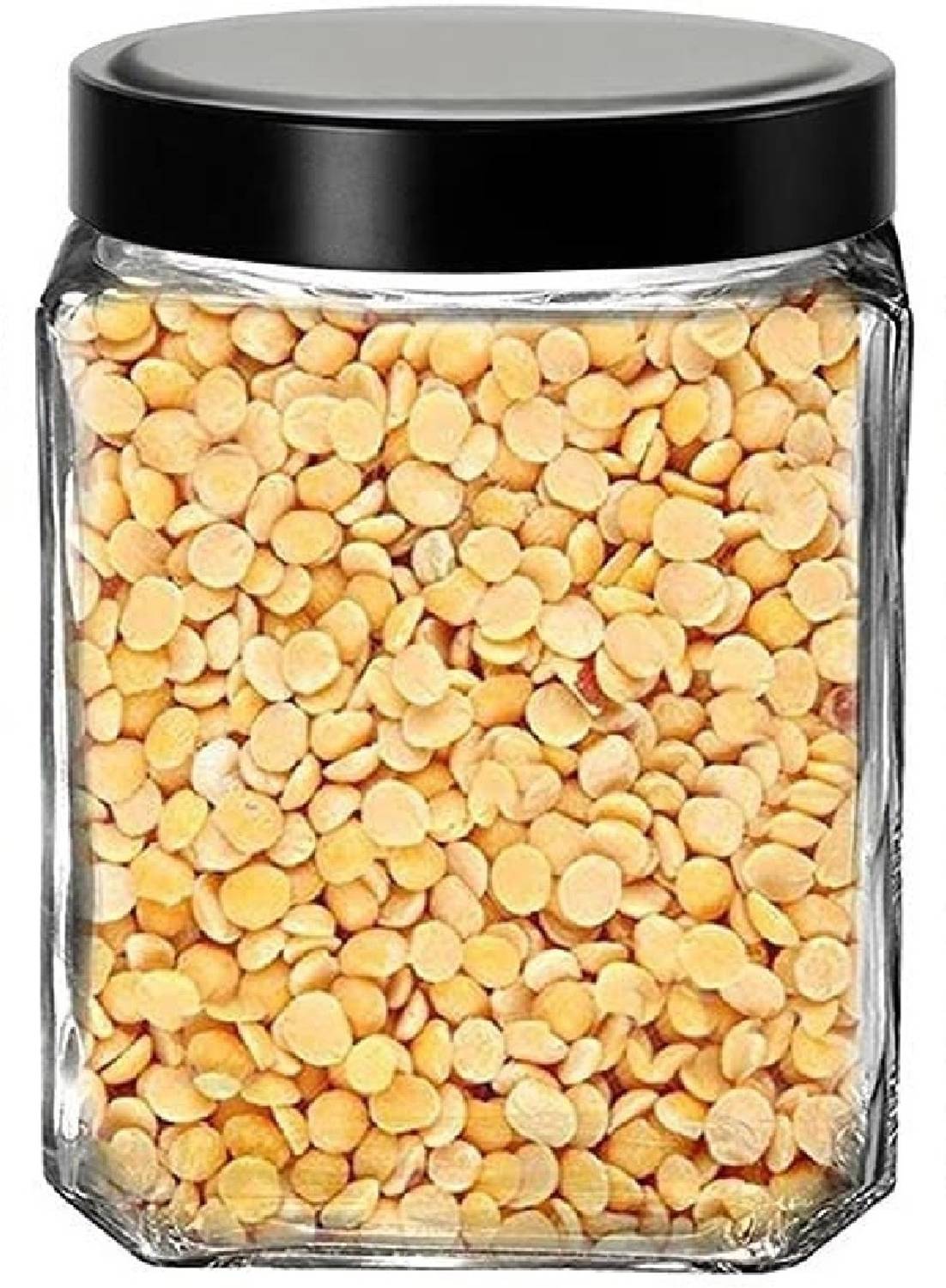 Adhunyk Glass Tea Coffee & Sugar Container  - 500 ml
