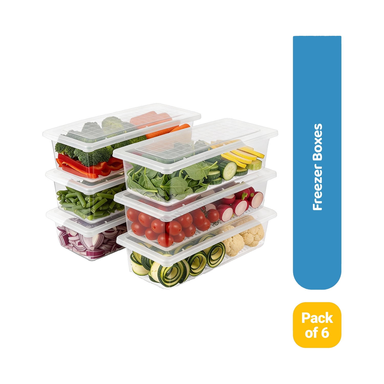 Image of Flipkart Supermart Plastic Fridge Container - 1500 ml