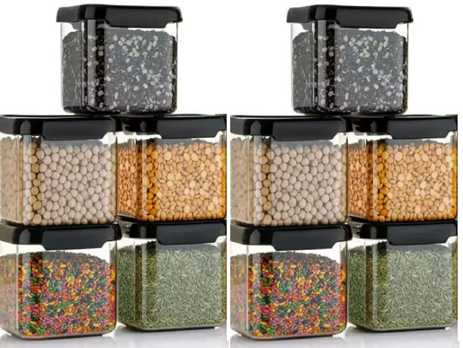 Image of Zubix Plastic Grocery Container - 500 ml