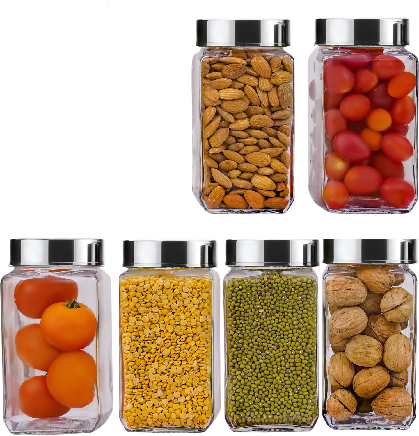 Image of Shreeji krupa Glass Pickle Jar - 1000 ml
