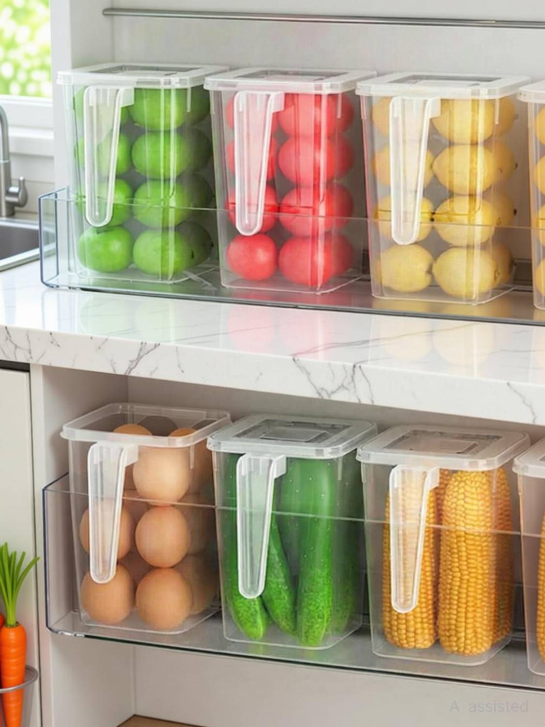 2Mech Plastic Fridge Container  - 1100 ml