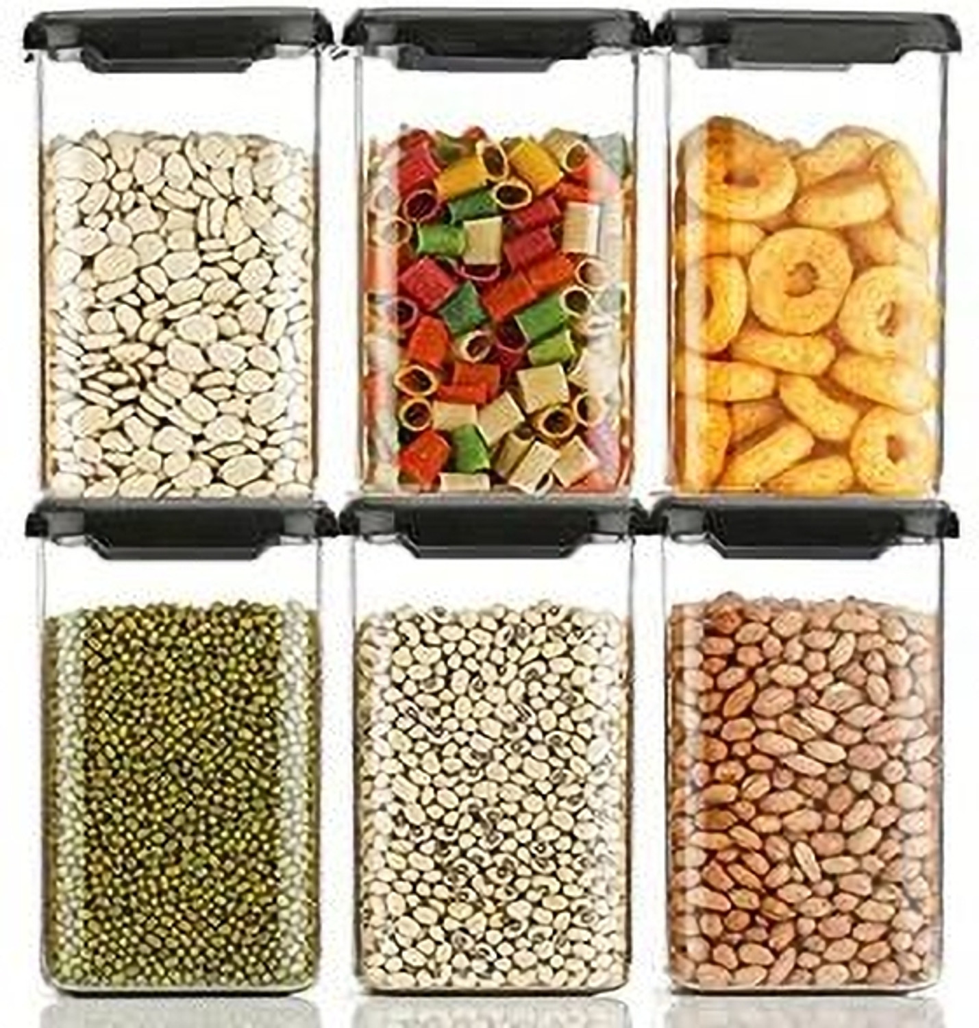 Image of DEW MAT Plastic Grocery Container - 1200 ml