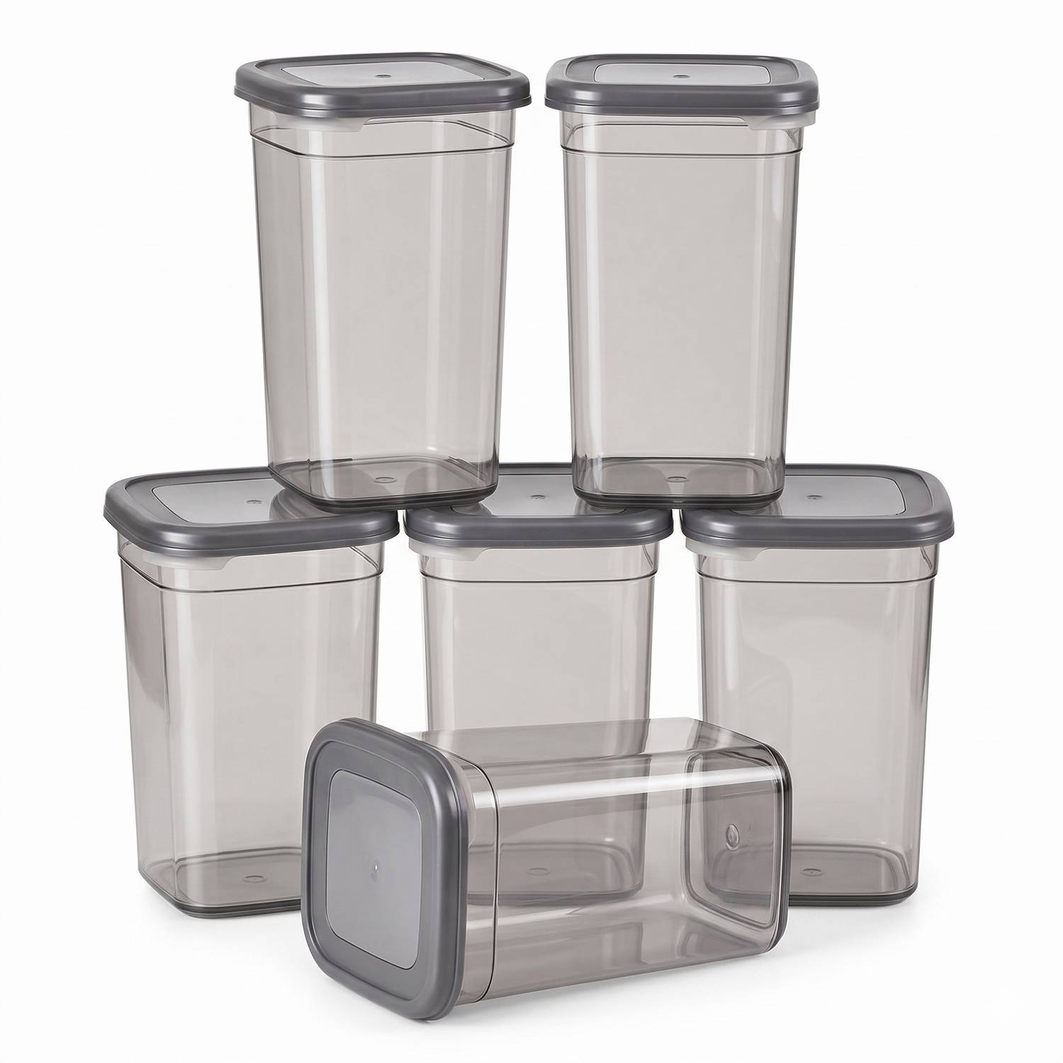 XENUS 1 L Gray Plastic Grocery Container - Image 4