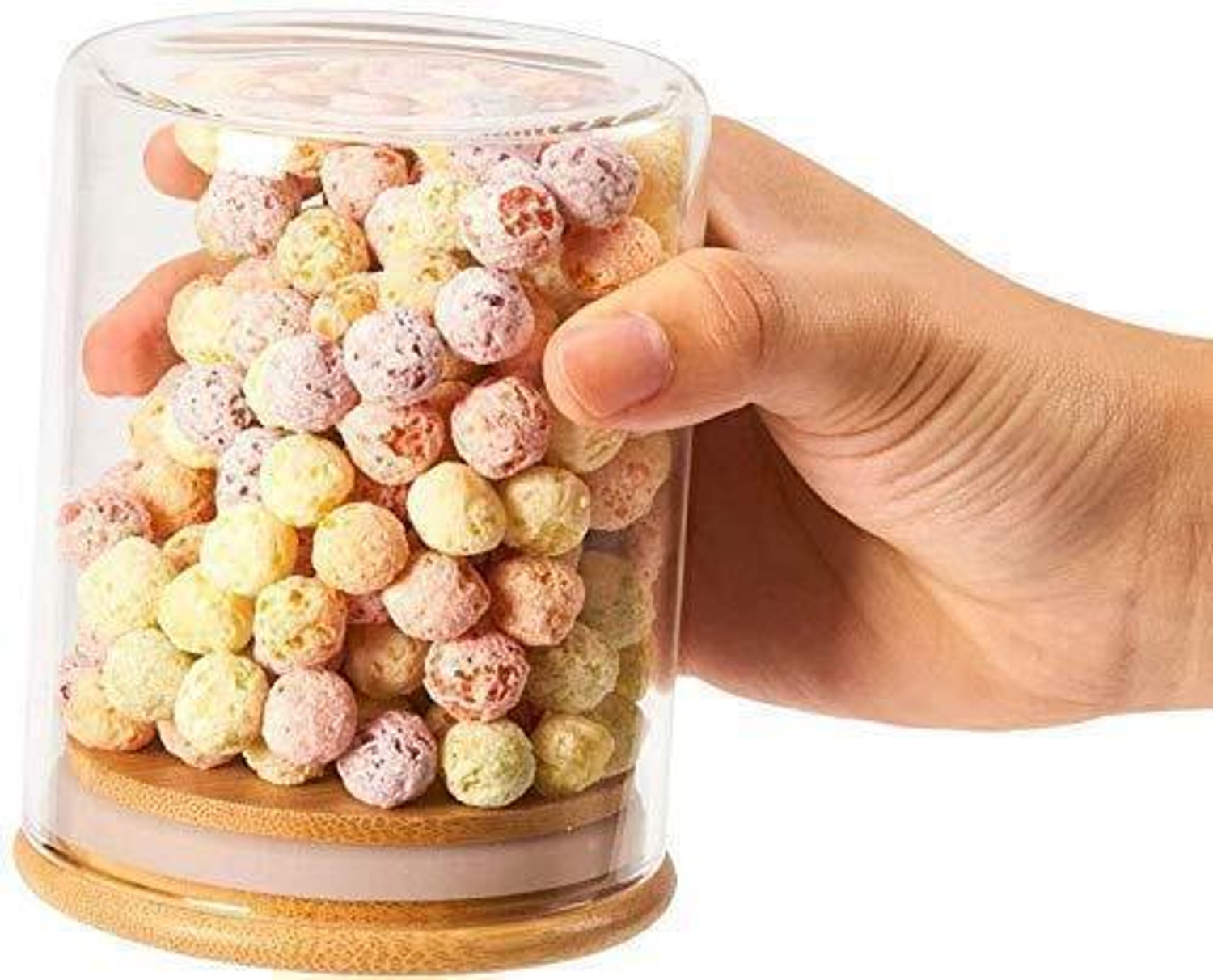 Image of JIGSHTIAL Glass Grocery Container - 270 ml