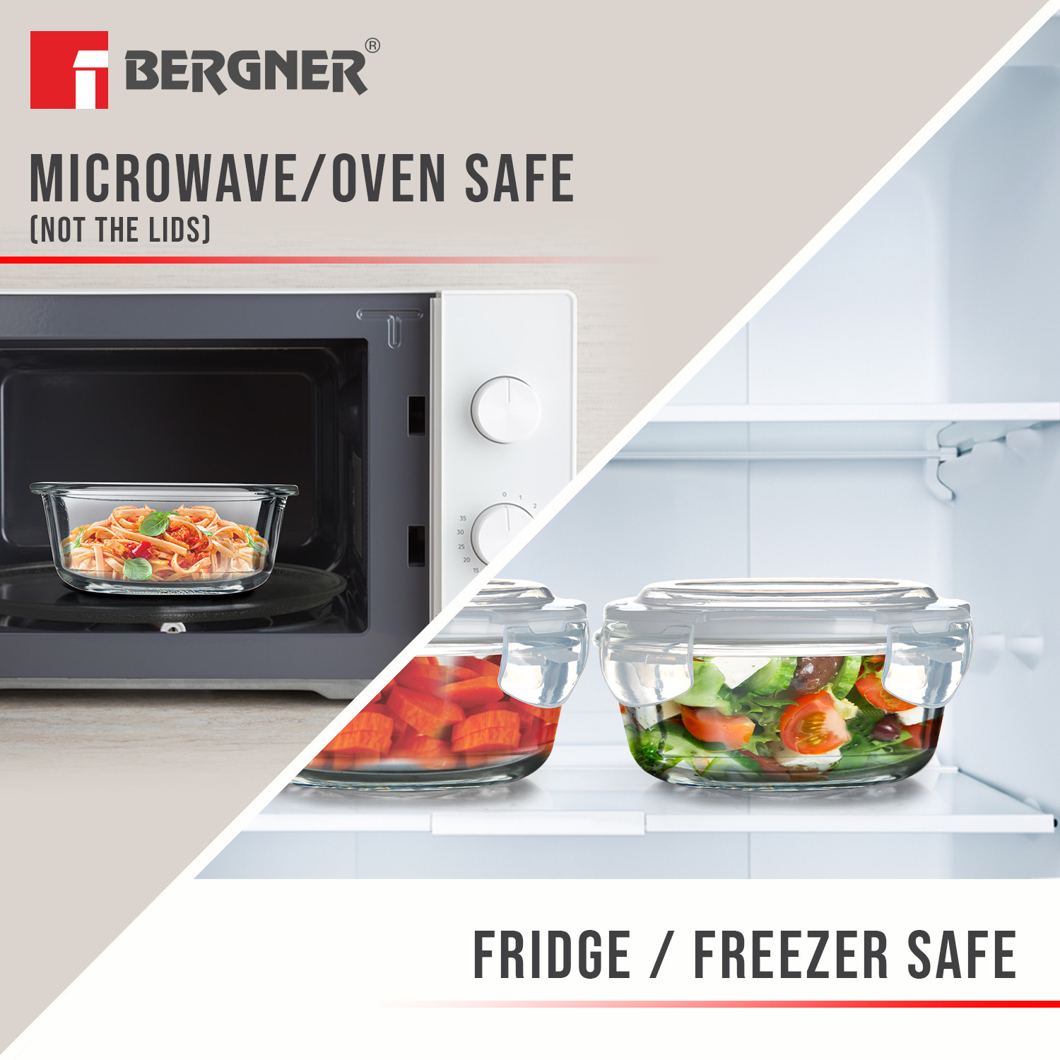 Image of BERGNER Glass Utility Container - 800 ml