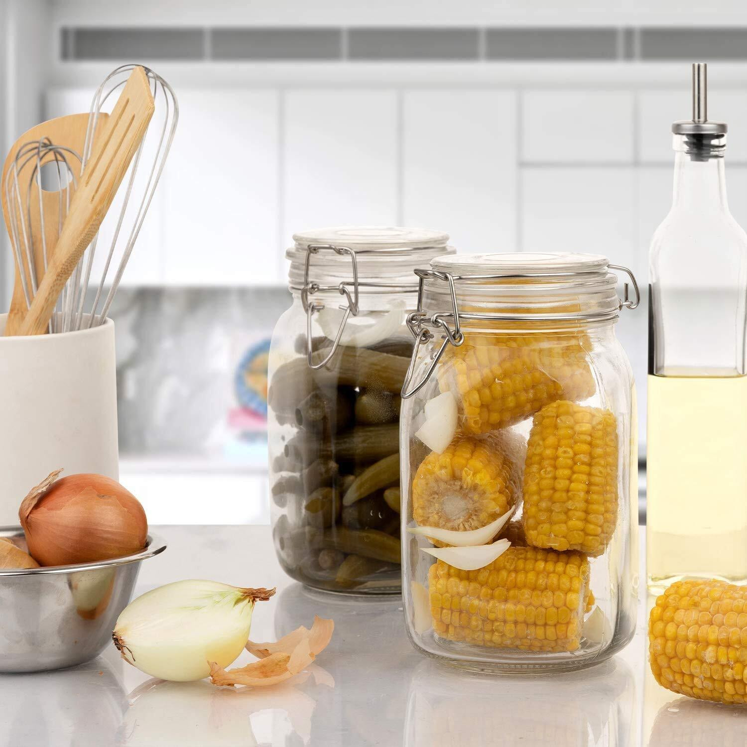 Image of NCOOL Glass Pickle Jar - 1000 ml
