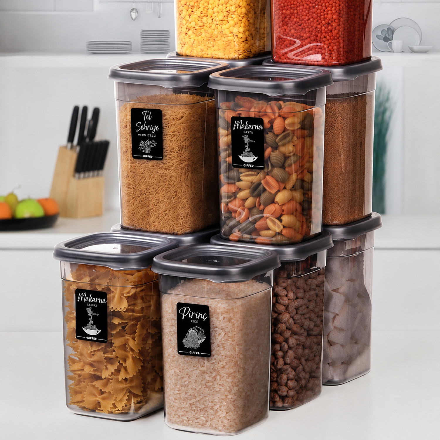 Image of CENTUREUM Plastic Grocery Container - 1000 ml