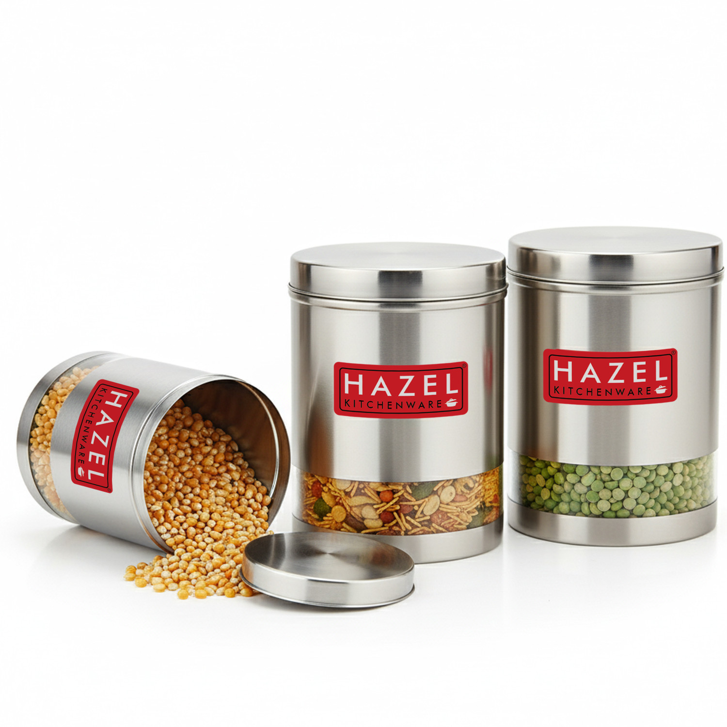 Image of HAZEL Stainless Steel Utility Container - 3000 ml