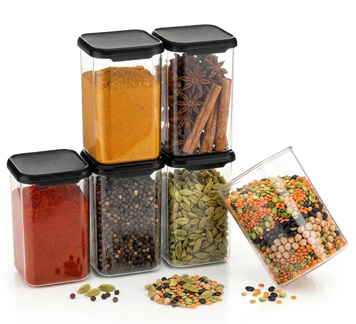 Image of CENTUREUM Plastic Grocery Container - 1100 ml