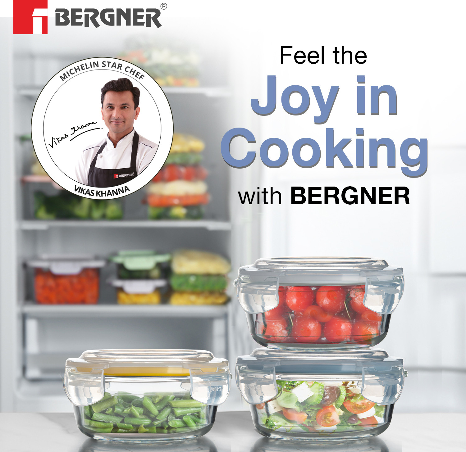 Image of BERGNER Glass Utility Container - 800 ml