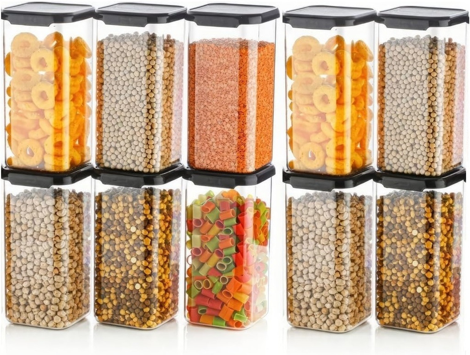 SARAZA Plastic Grocery Container - 1600 ml