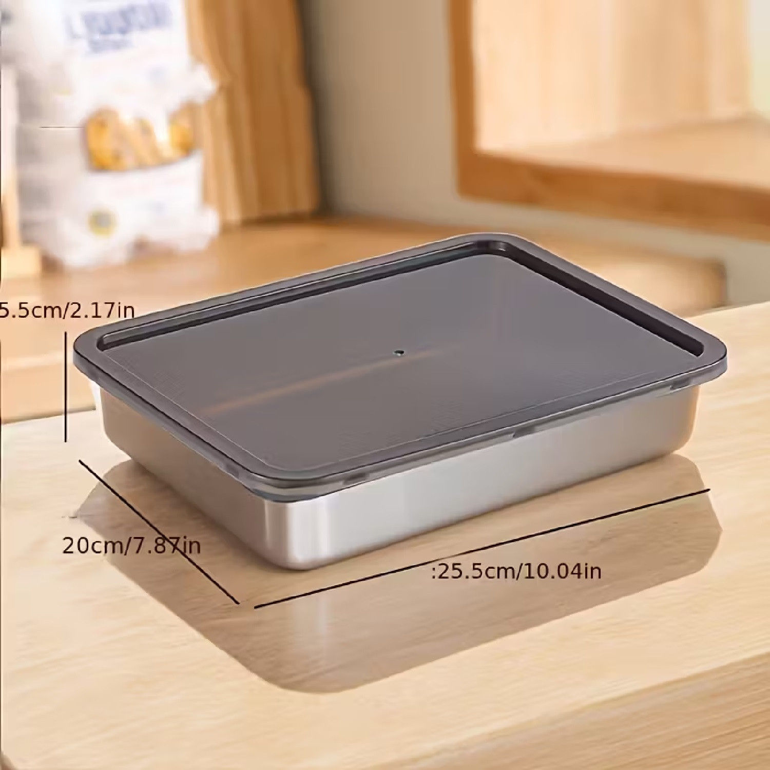 Image of SHARUJA Stainless Steel Fridge Container - 2000 ml