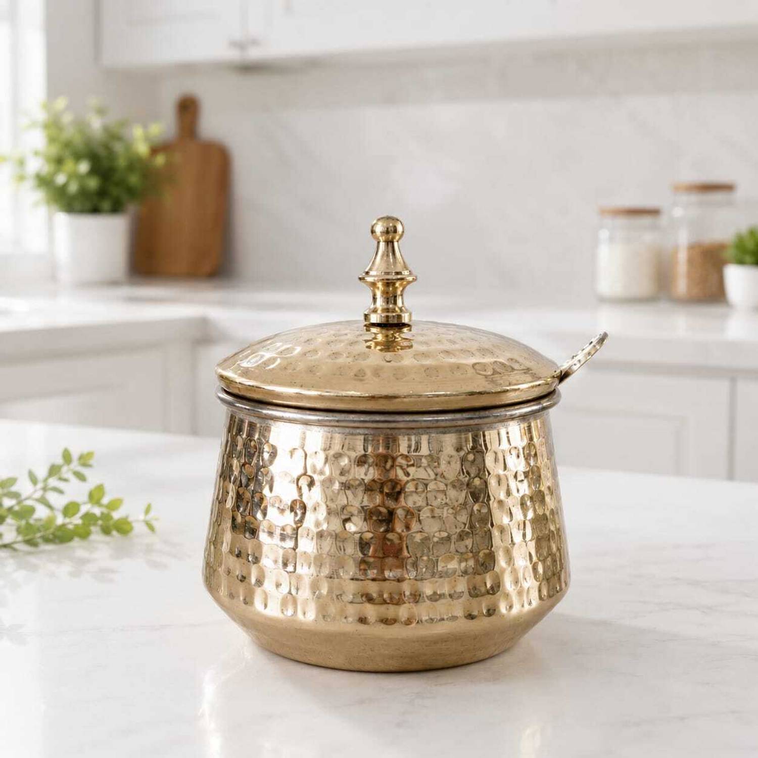 ANYRA'S TROVE Brass Utility Container - 500 ml