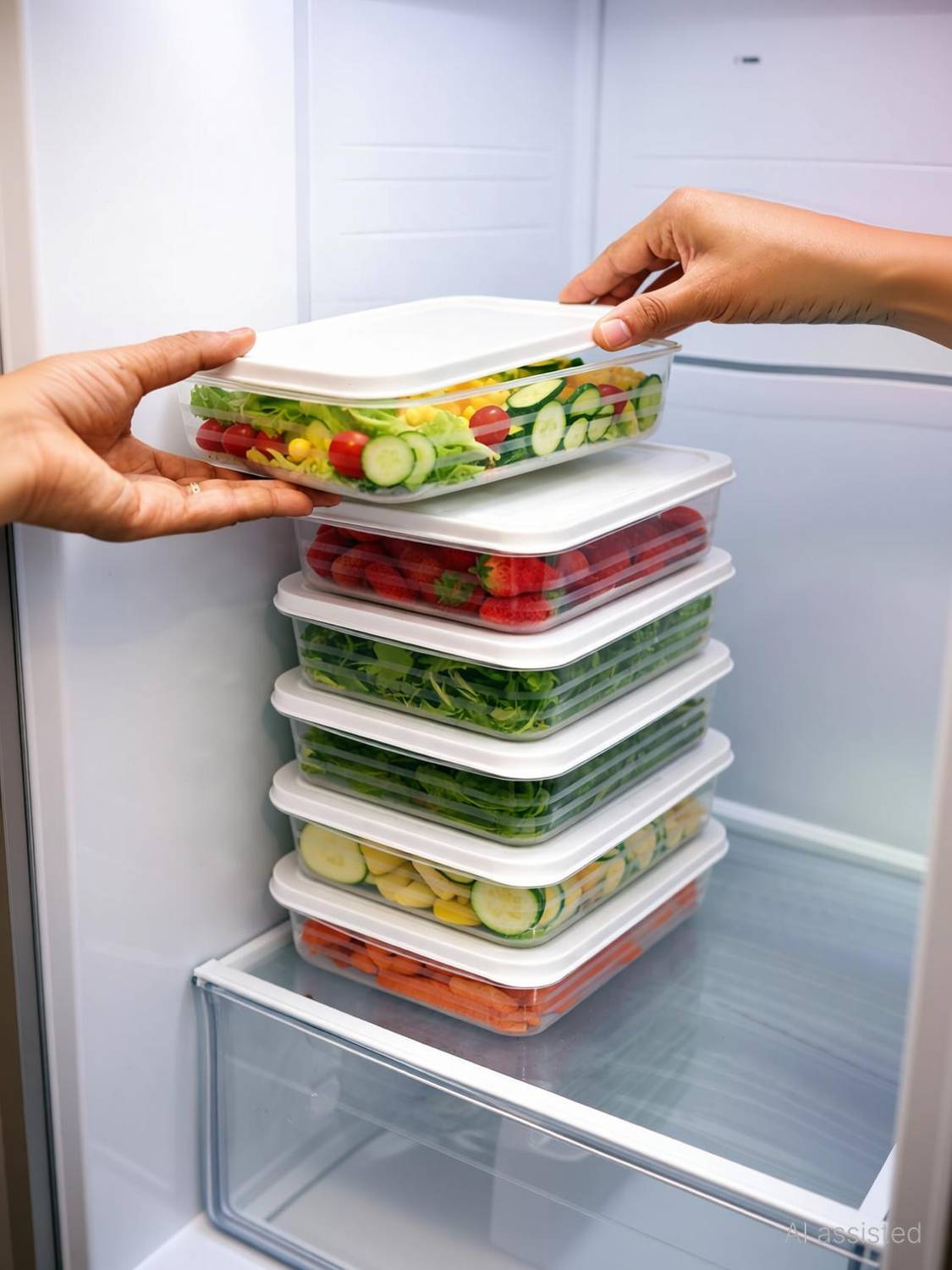 2Mech Plastic Fridge Container  - 1400 ml