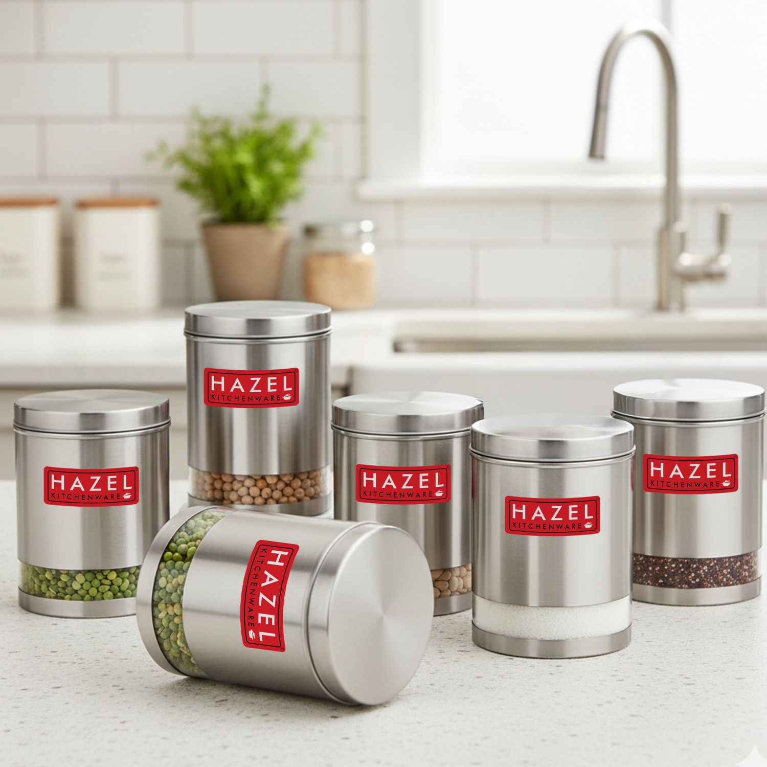 Image of HAZEL Stainless Steel Utility Container - 3000 ml