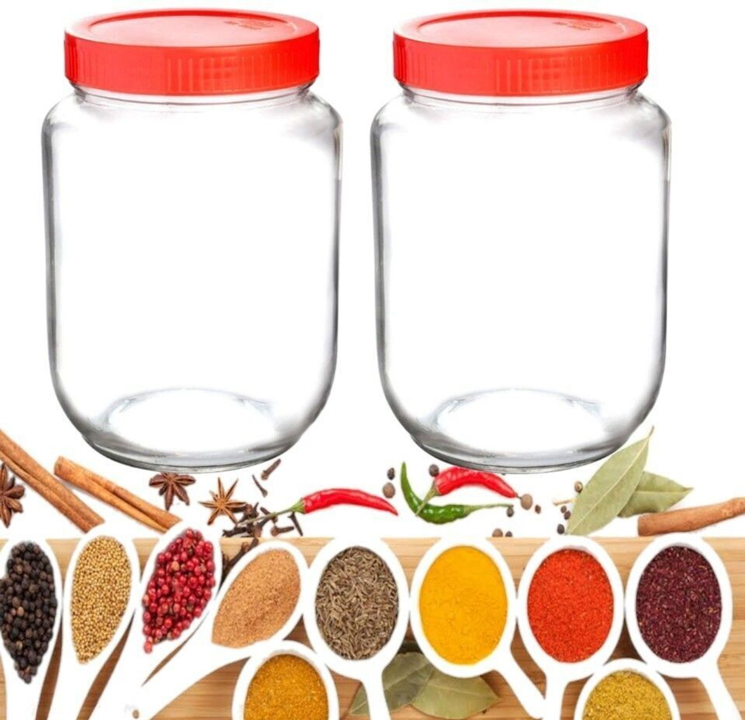Image of tirth hub Steel Grocery Container - 3000 ml