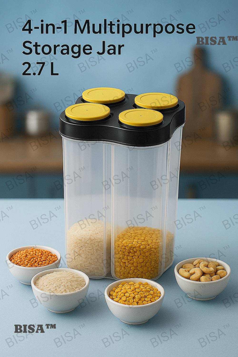 bisa Plastic Utility Container - 2700 ml