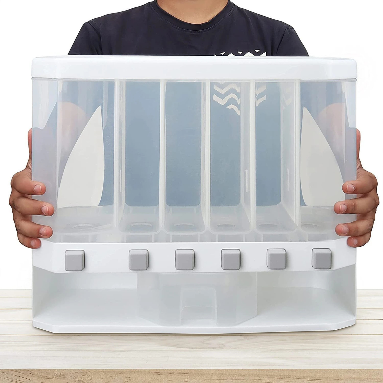 Image of CLOUDHOME Polypropylene Cereal Dispenser - 10 kg