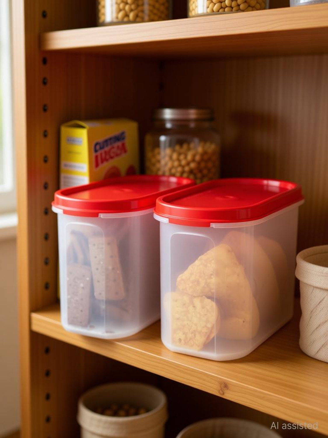 Image of Cutting EDGE Plastic Grocery Container - 1200 ml