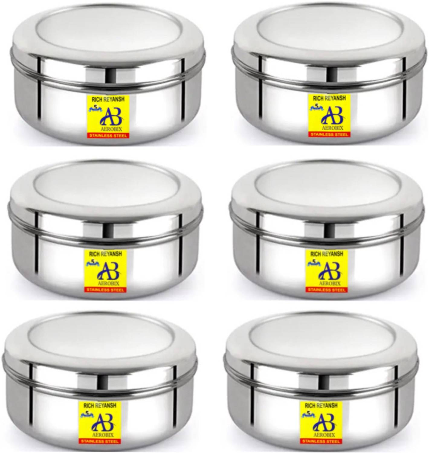 AEROBIX Stainless Steel Grocery Container - 250 ml
