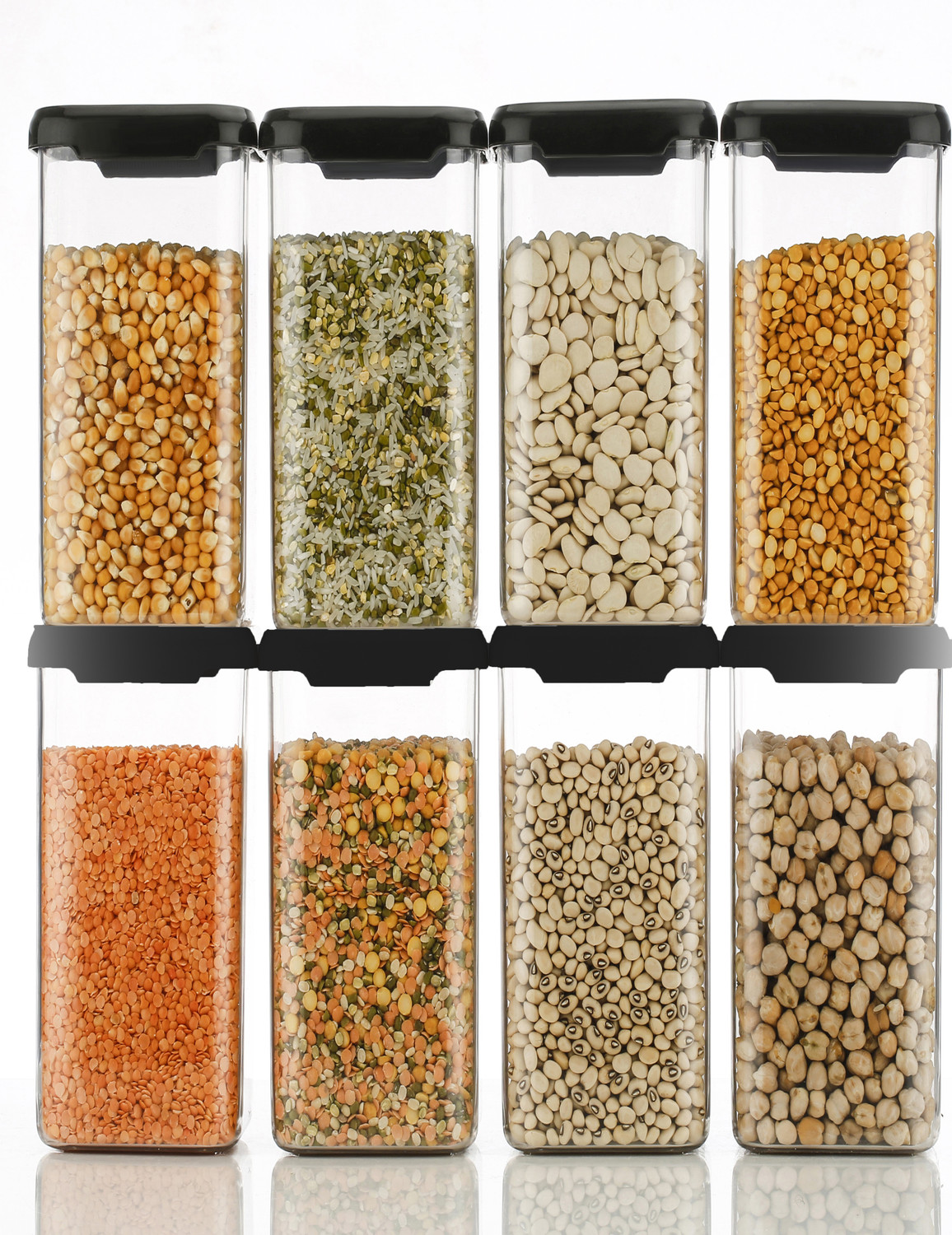Image of Qtrix Plastic Grocery Container - 1500 ml
