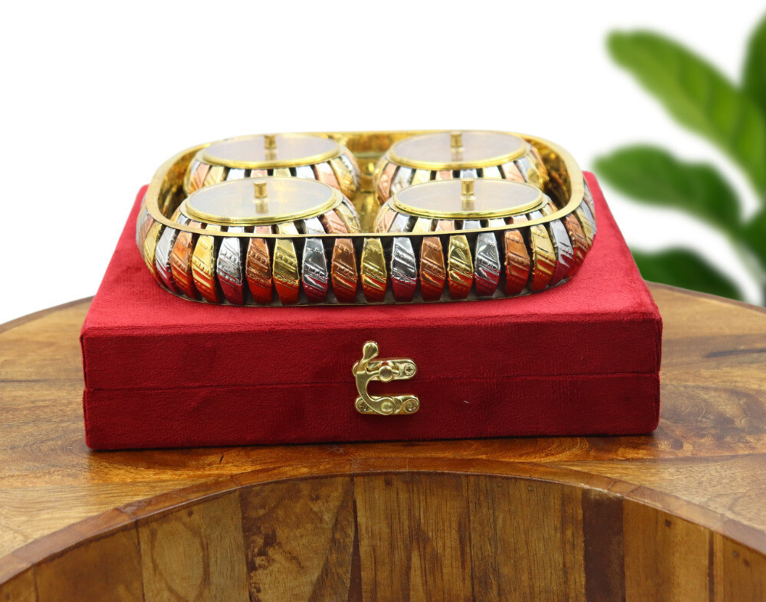 Image of Internatioinal Gift Gold Plated Utility Container - 100 g