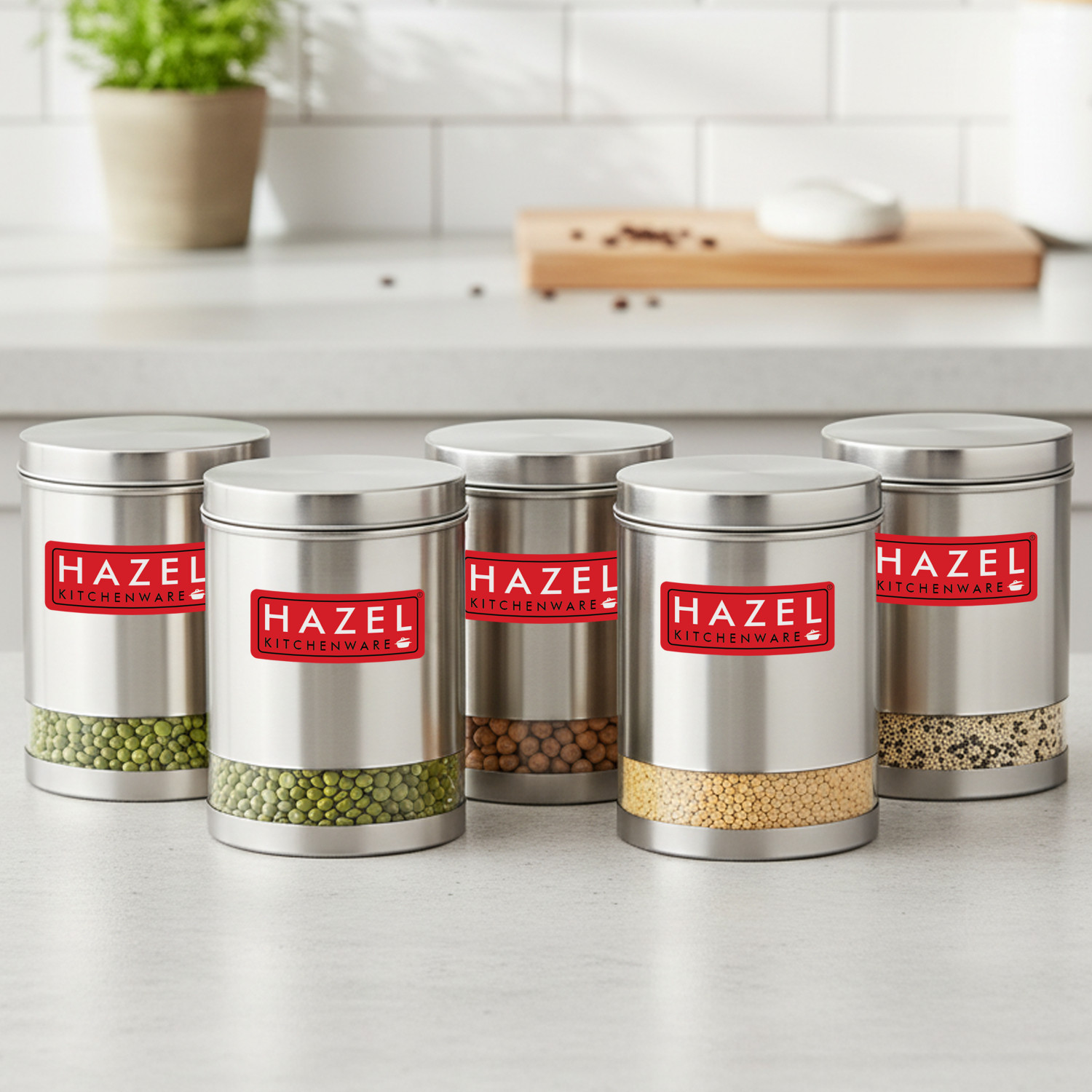 Image of HAZEL Stainless Steel Utility Container - 3000 ml