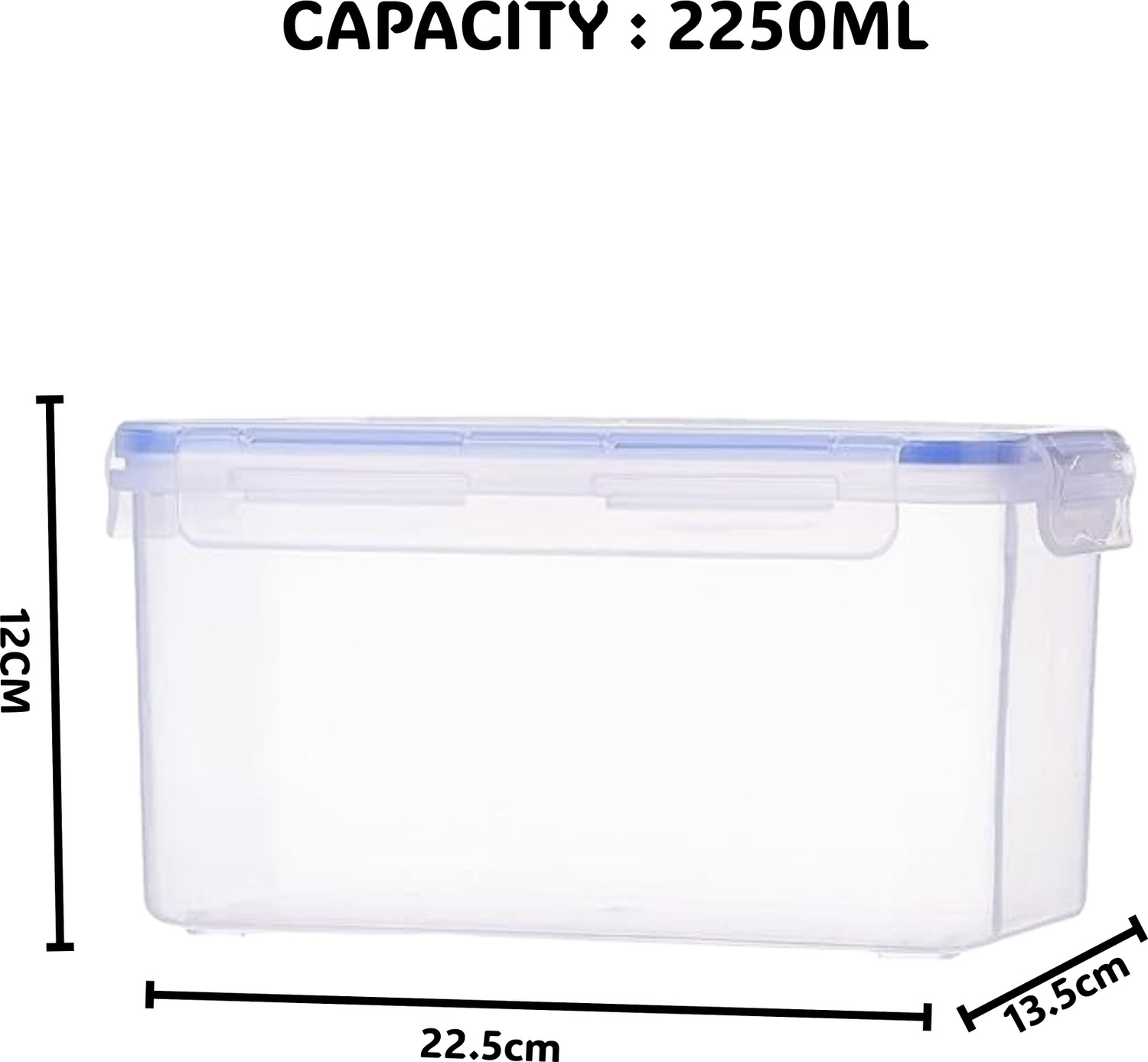 Image of Flipkart SmartBuy Plastic Utility Container - 2250 ml
