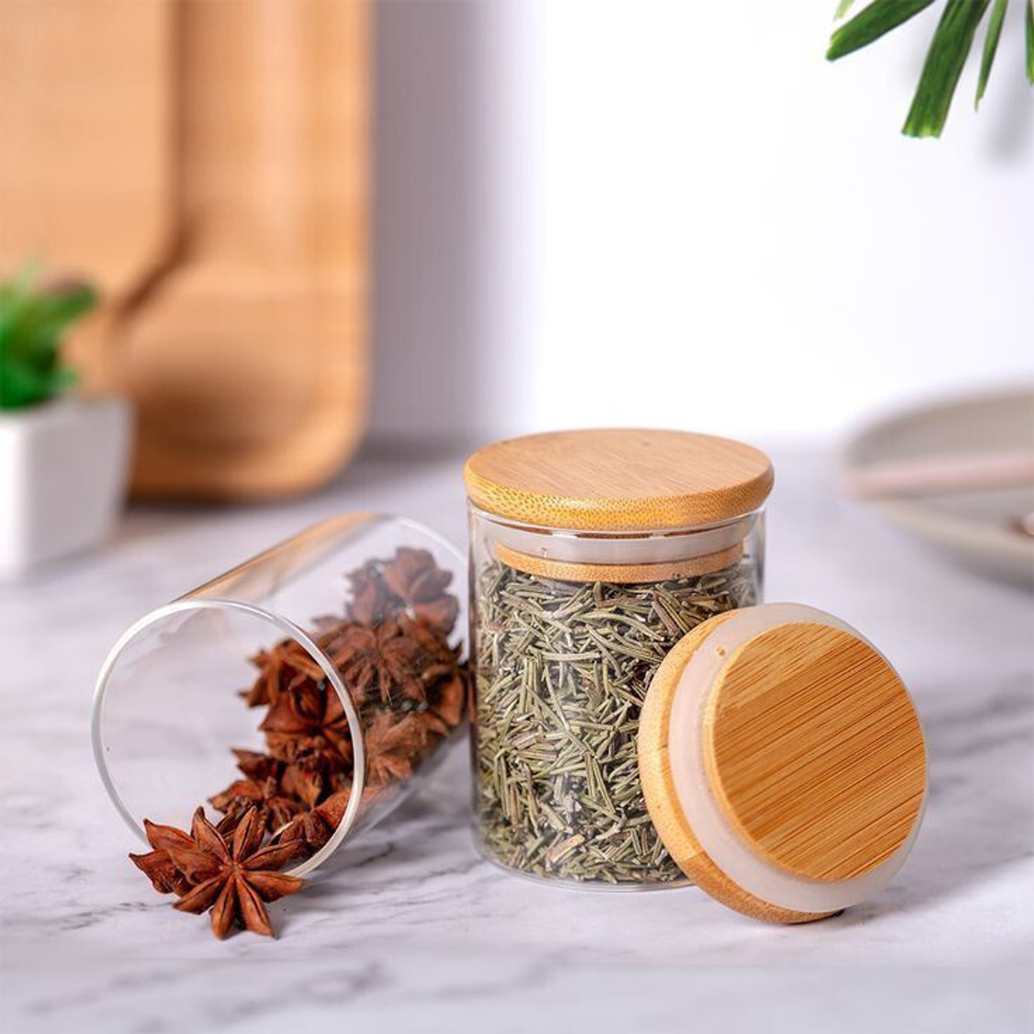 Image of Flipkart SmartBuy Glass Grocery Container - 270 ml