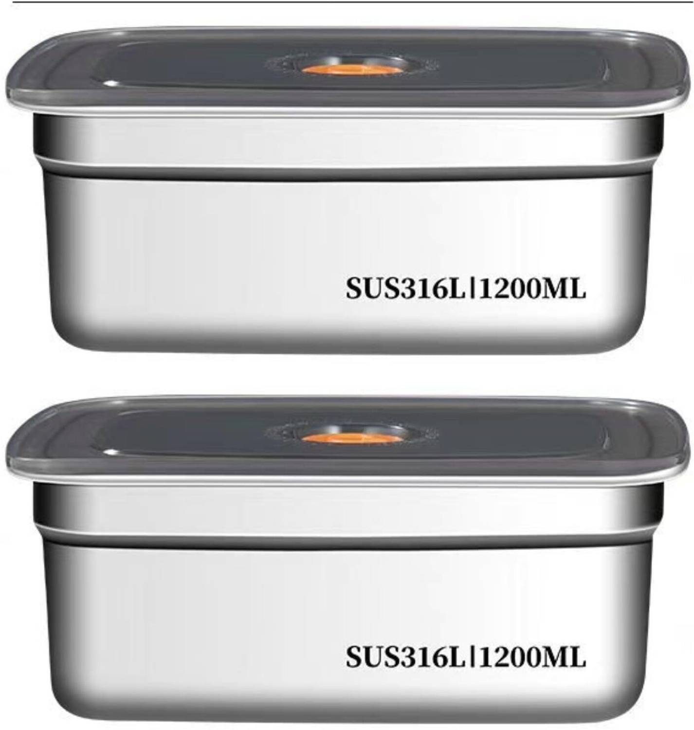 AHURAA Stainless Steel Fridge Container  - 1200 ml