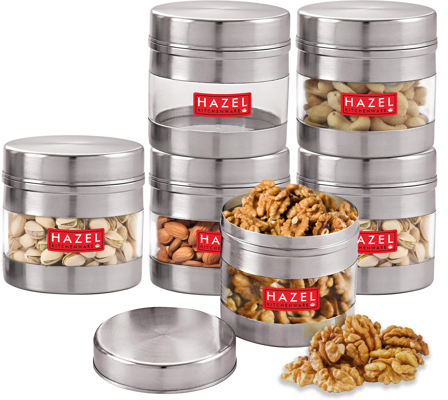 Image of HAZEL Steel Grocery Container - 500 ml