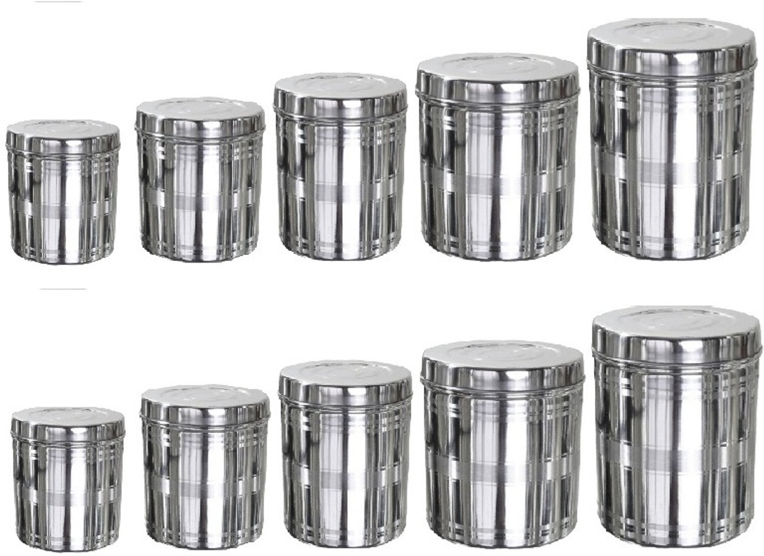 Image of Milimercury Steel Grocery Container - 800 ml, 1150 ml, 1500 ml, 2150 ml, 2600 ml