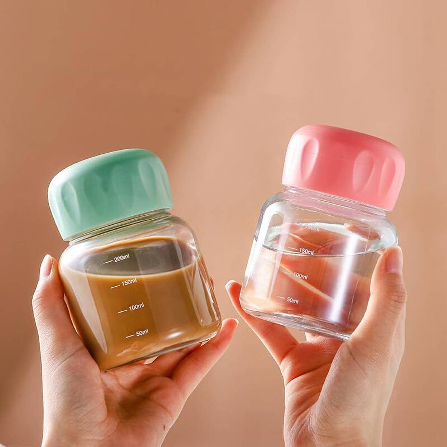 Avastro Glass Milk Container  - 300 ml