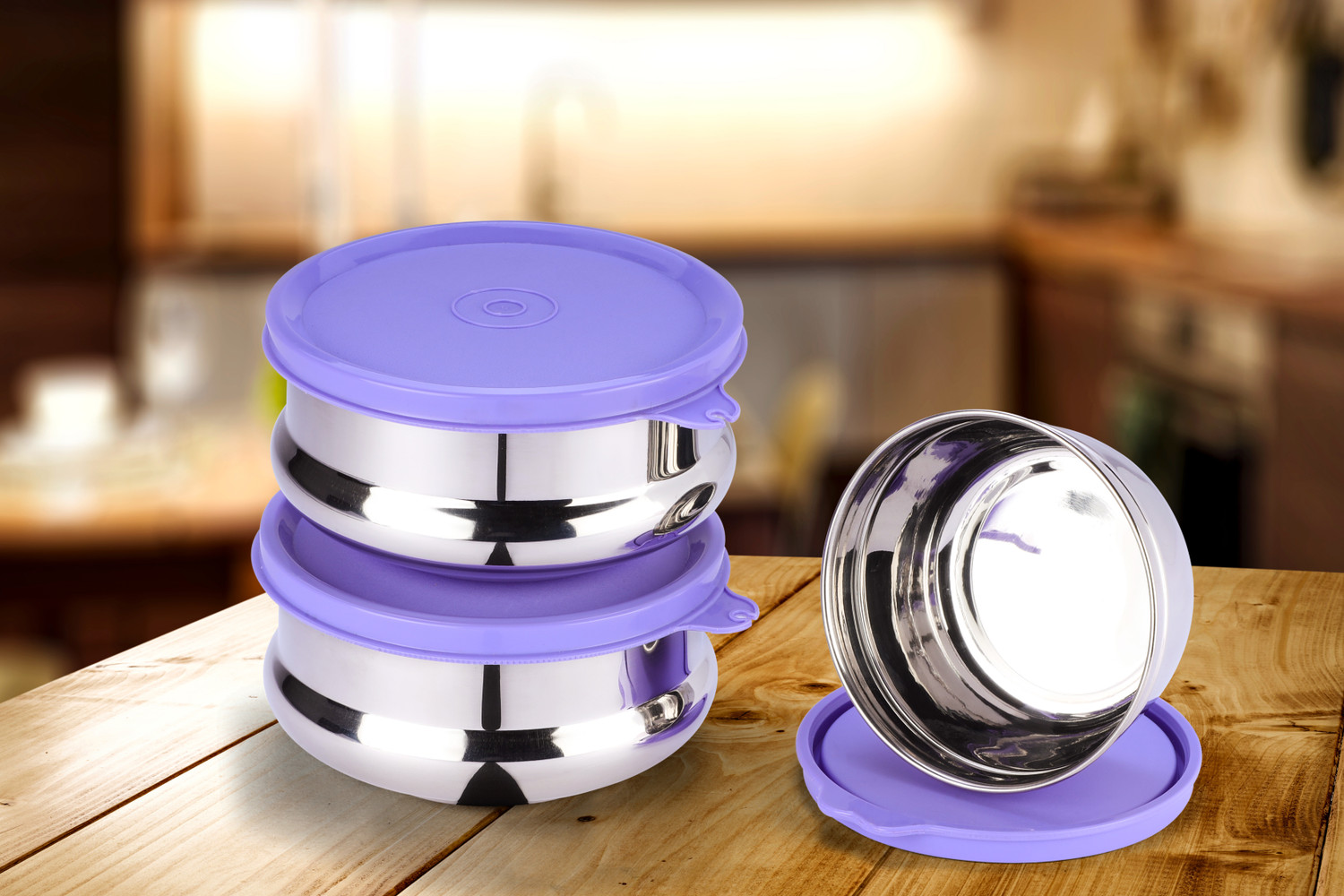 Image of Oliveware Steel Utility Container - 900 ml