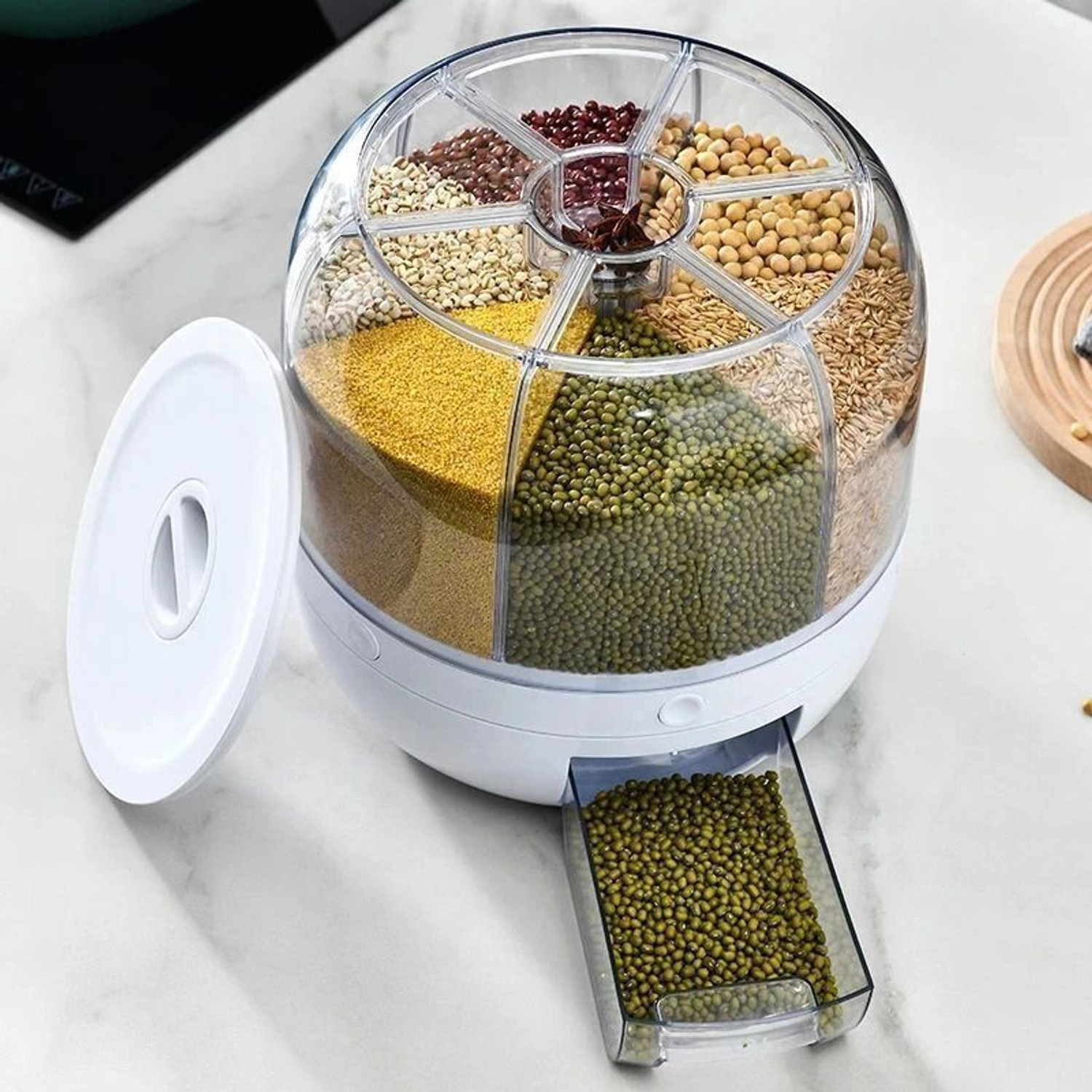 Image of 3D METRO SUPER STORE Polypropylene Cereal Dispenser - 6 kg
