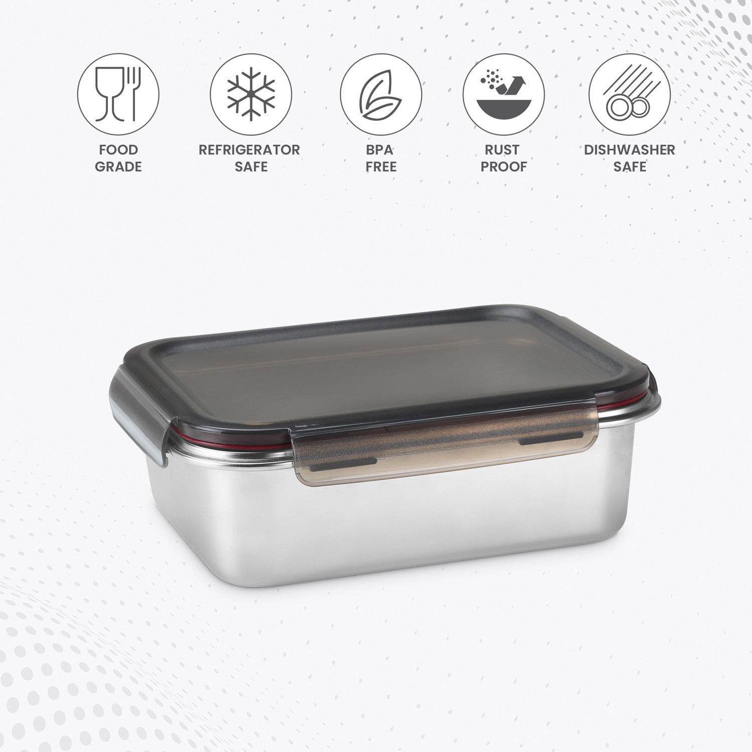 Image of MILTON Stainless Steel Utility Container - 1200 ml