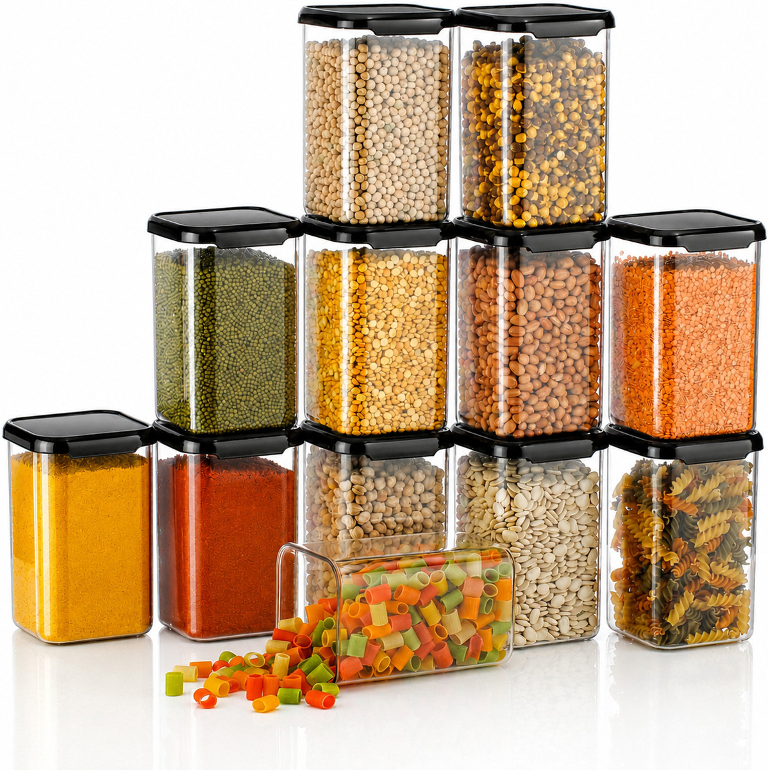 Image of CENTUREUM Plastic Grocery Container - 1100 ml