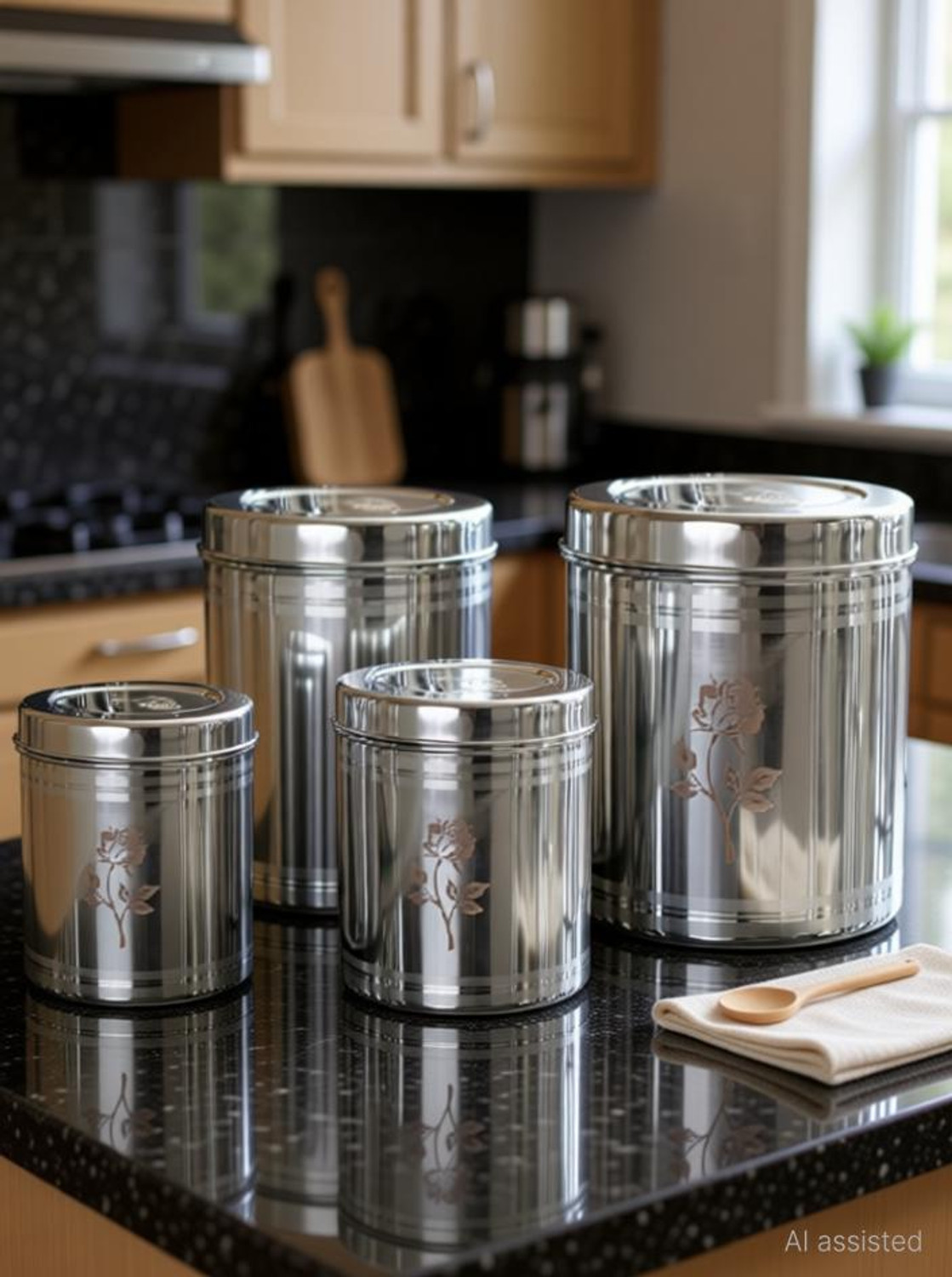 Image of Milimercury Steel Grocery Container - 3500 ml, 4300 ml, 5300 ml, 6300 ml