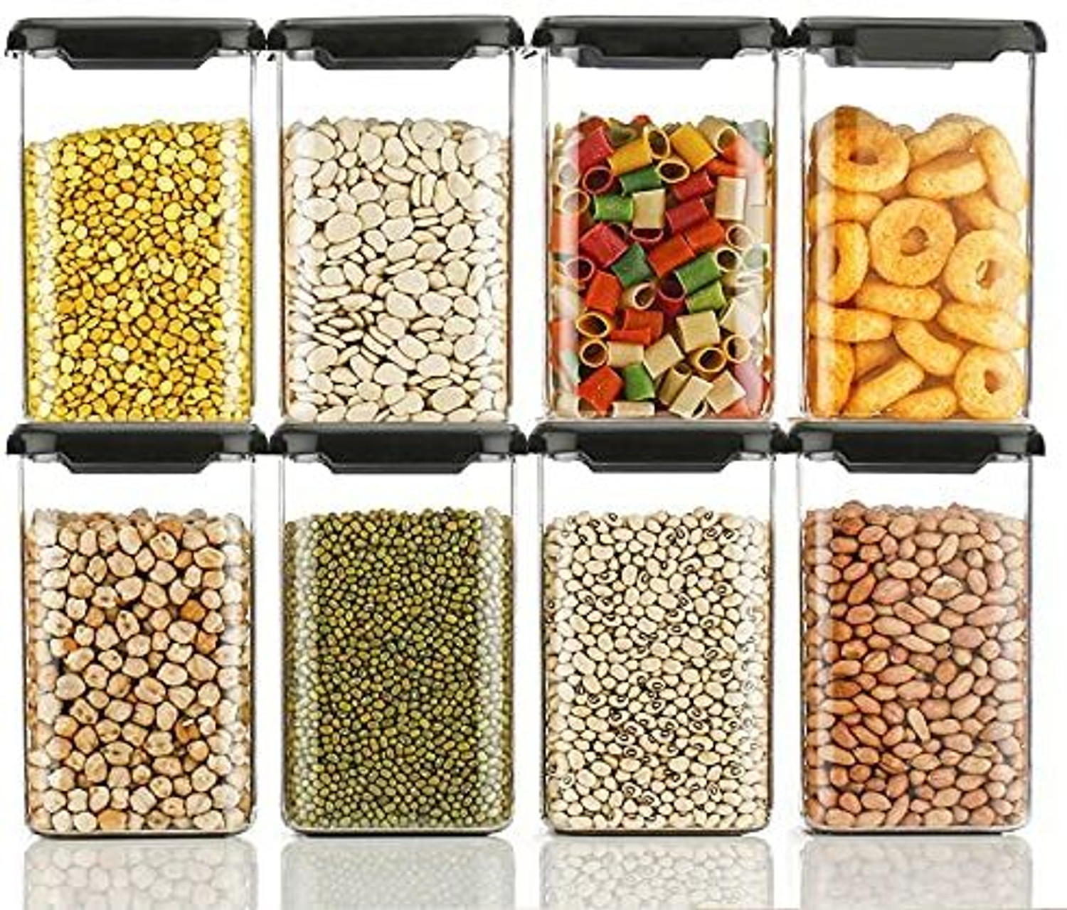 Image of DEW MAT Plastic Grocery Container - 1200 ml
