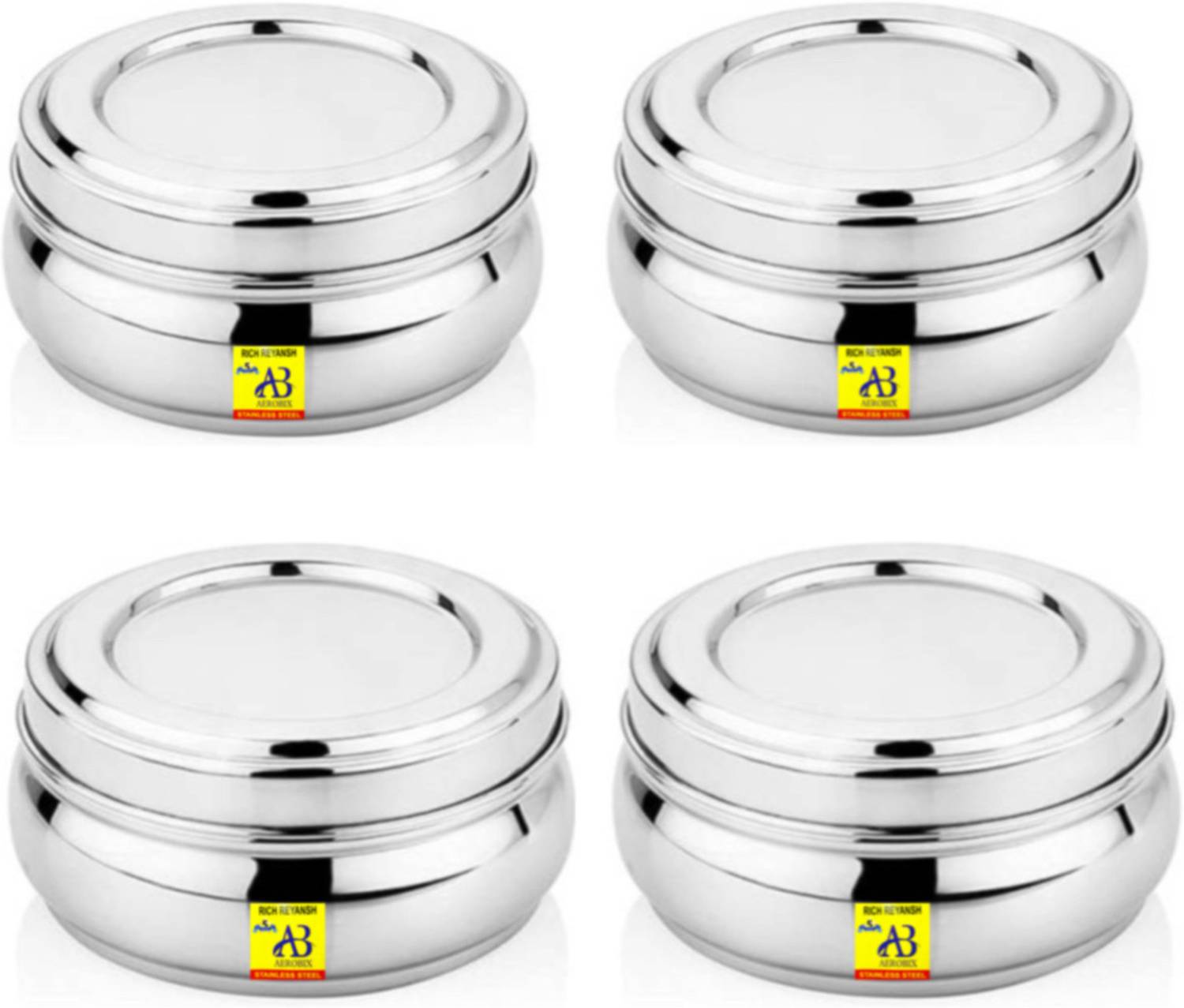 AEROBIX Steel Grocery Container  - 200 ml