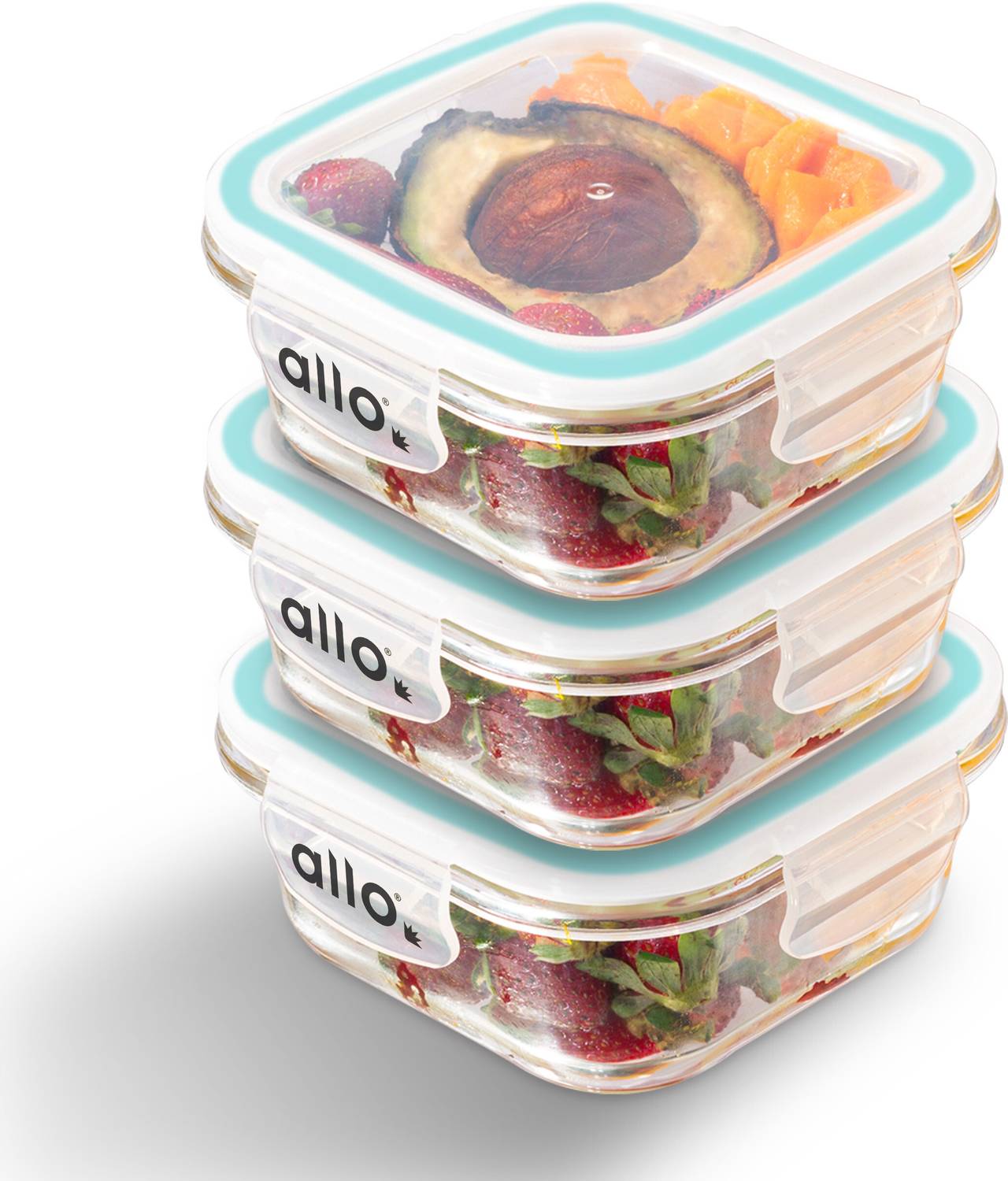 Allo Glass Fridge Container - 550 ml