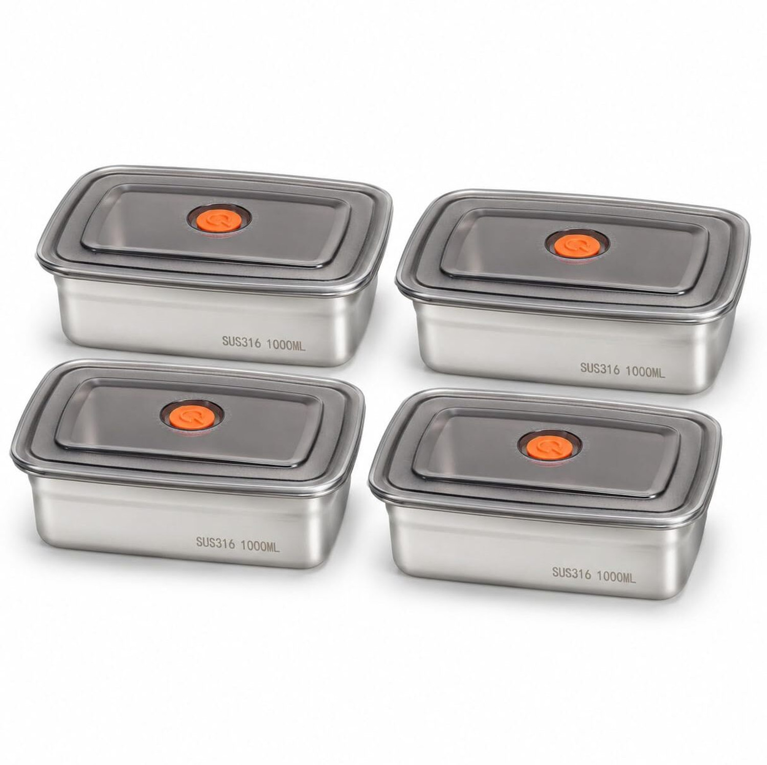 Image of REVATAKG Stainless Steel Fridge Container - 1200 ml
