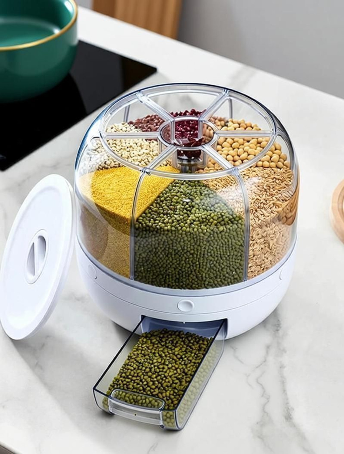 Image of 3D METRO SUPER STORE Polypropylene Cereal Dispenser - 6 kg