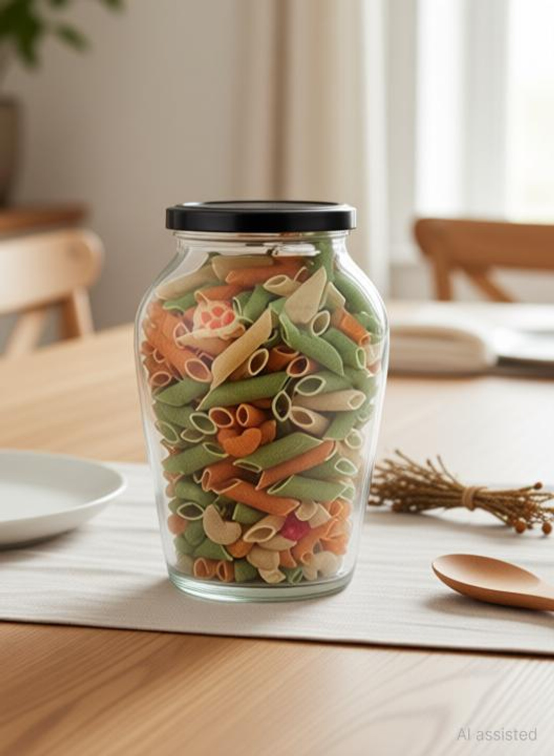 Image of Tap2kaart Glass Grocery Container - 1000 ml