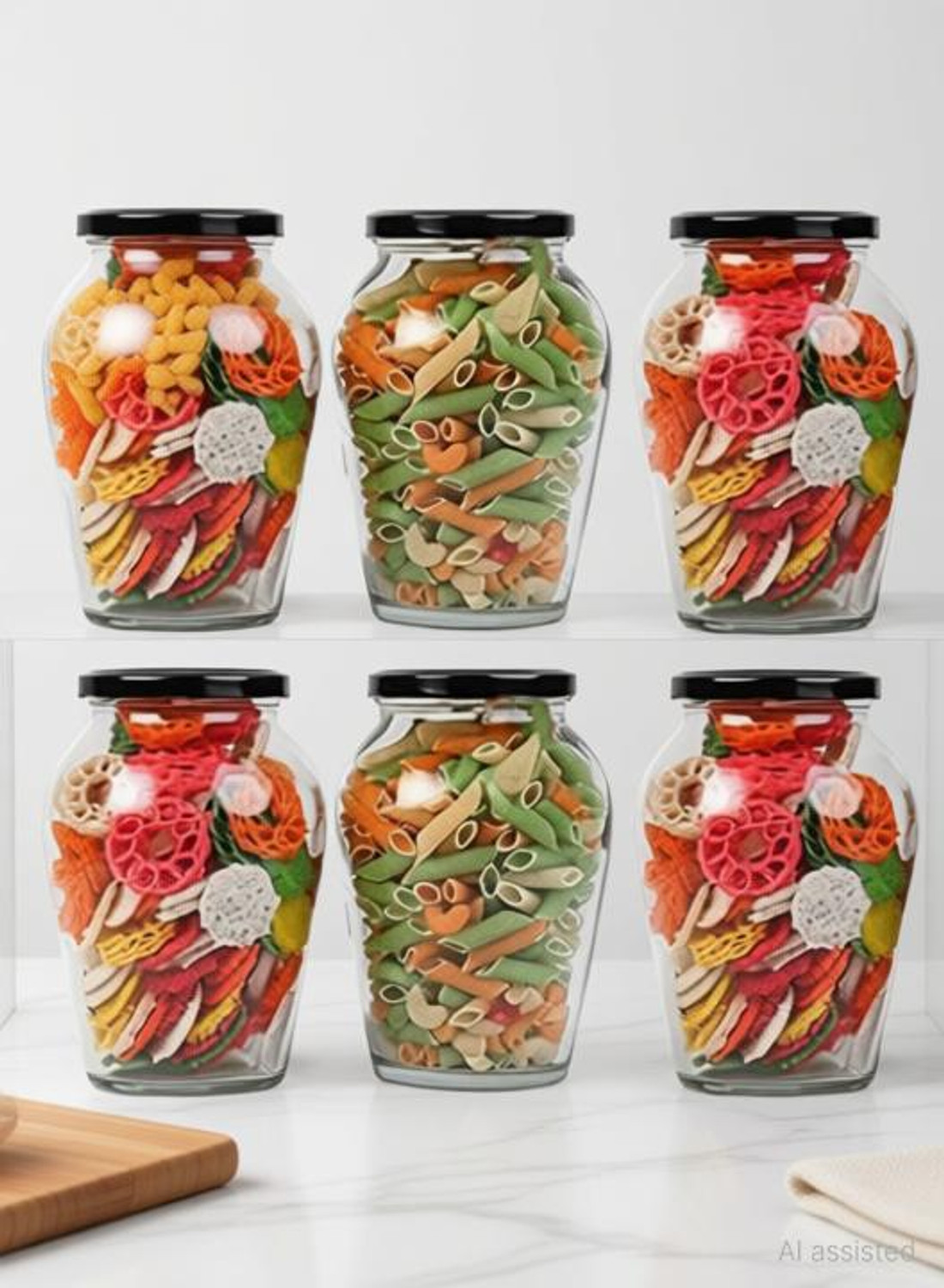 Image of Tap2kaart Glass Grocery Container - 1000 ml