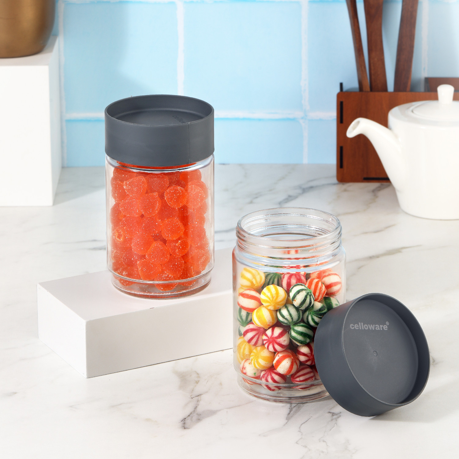 Image of cello Glass Utility Container - 750 ml