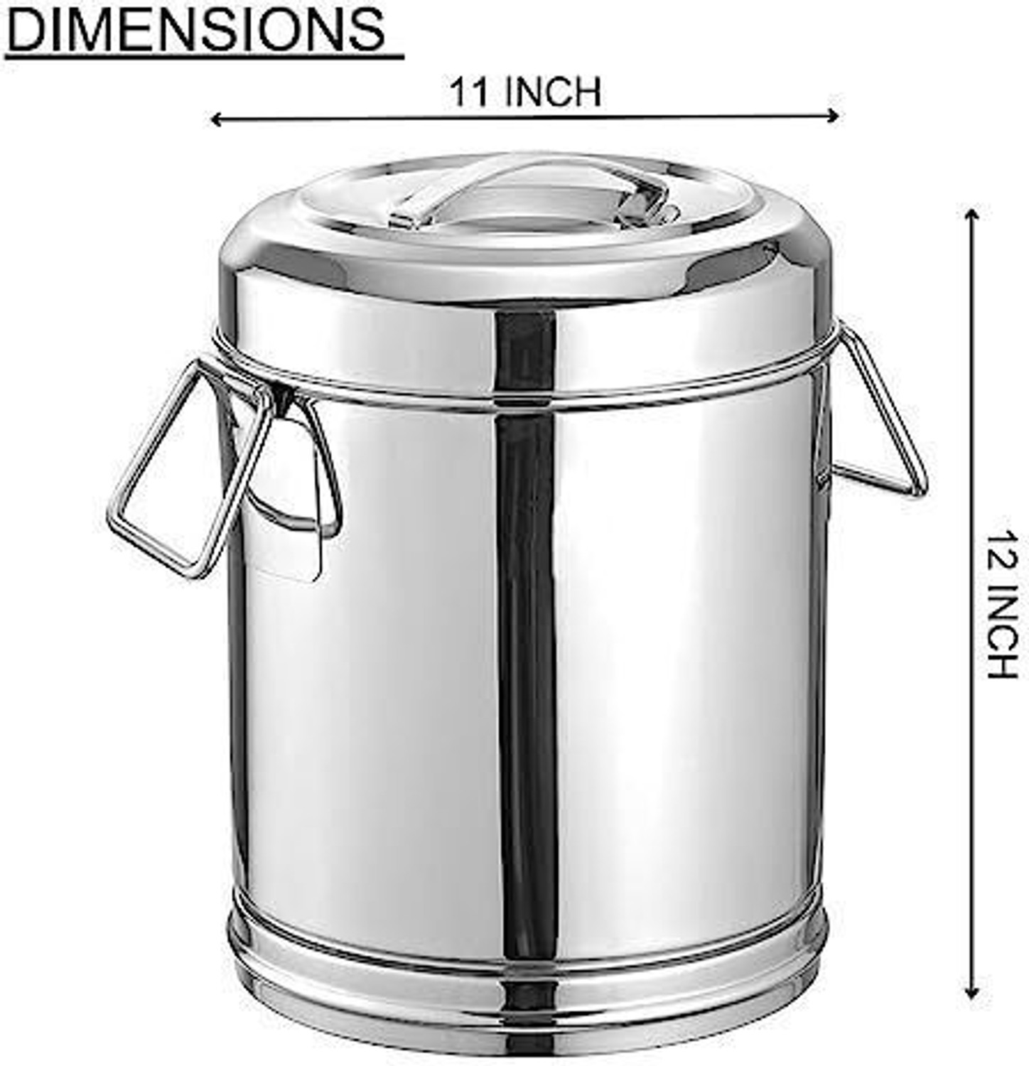 Image of ARGKW Stainless Steel Utility Container - 15 L