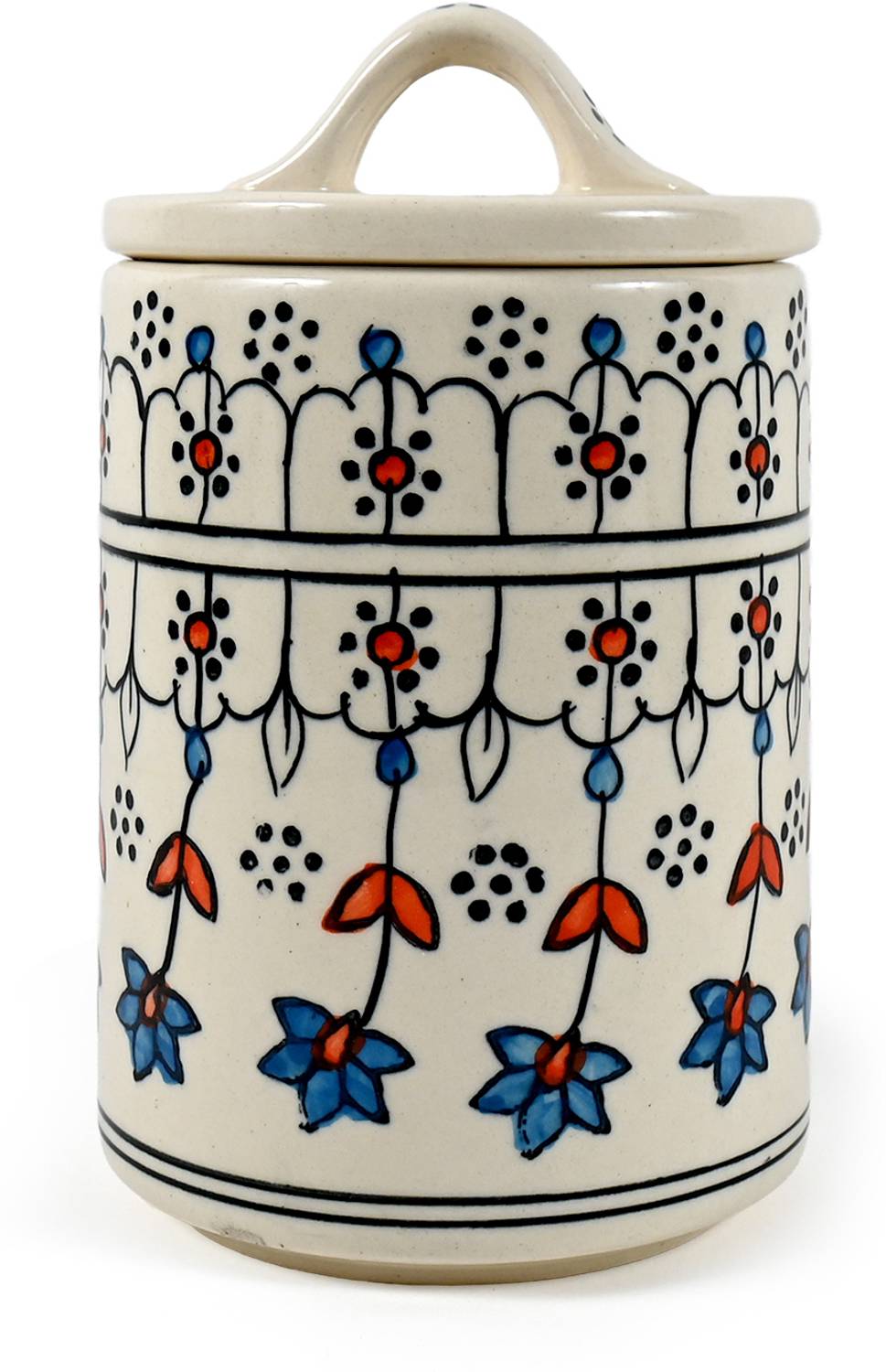 Amoorcart Ceramic Pickle Jar - 1000 ml