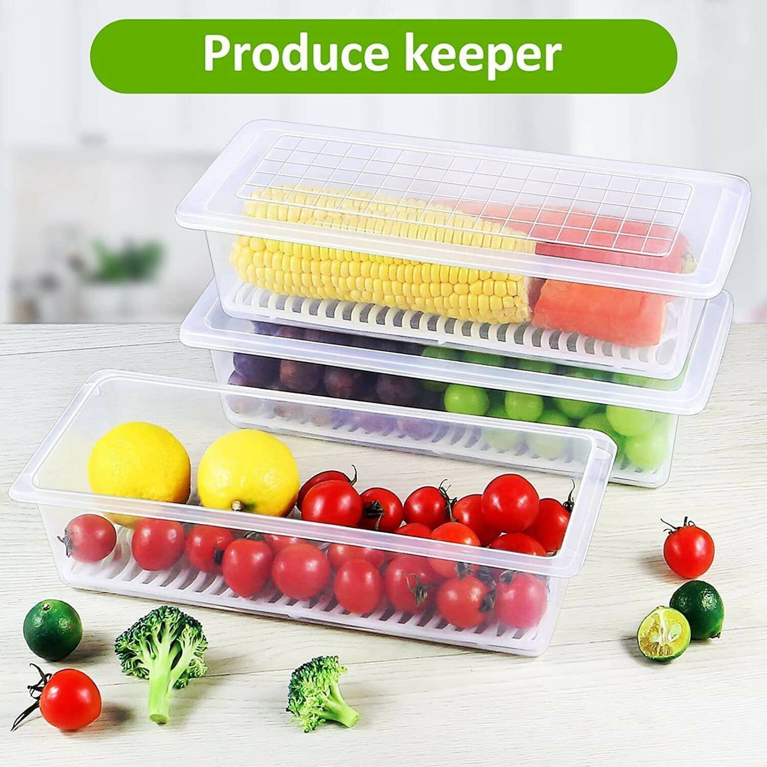 GARUDAFLY 1500 ml Plastic Fridge Container Pack of 6 - Image 4