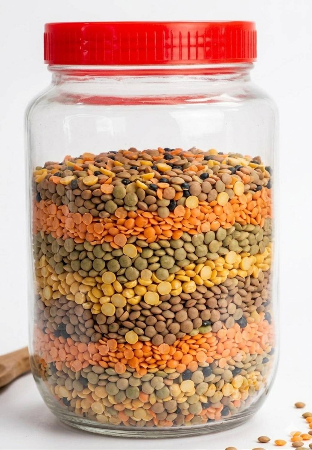 Borzor Glass Grocery Container - 1500 ml